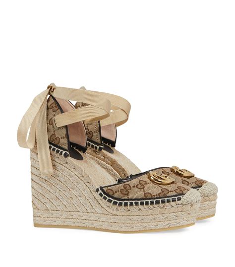 wedge gucci sandals women